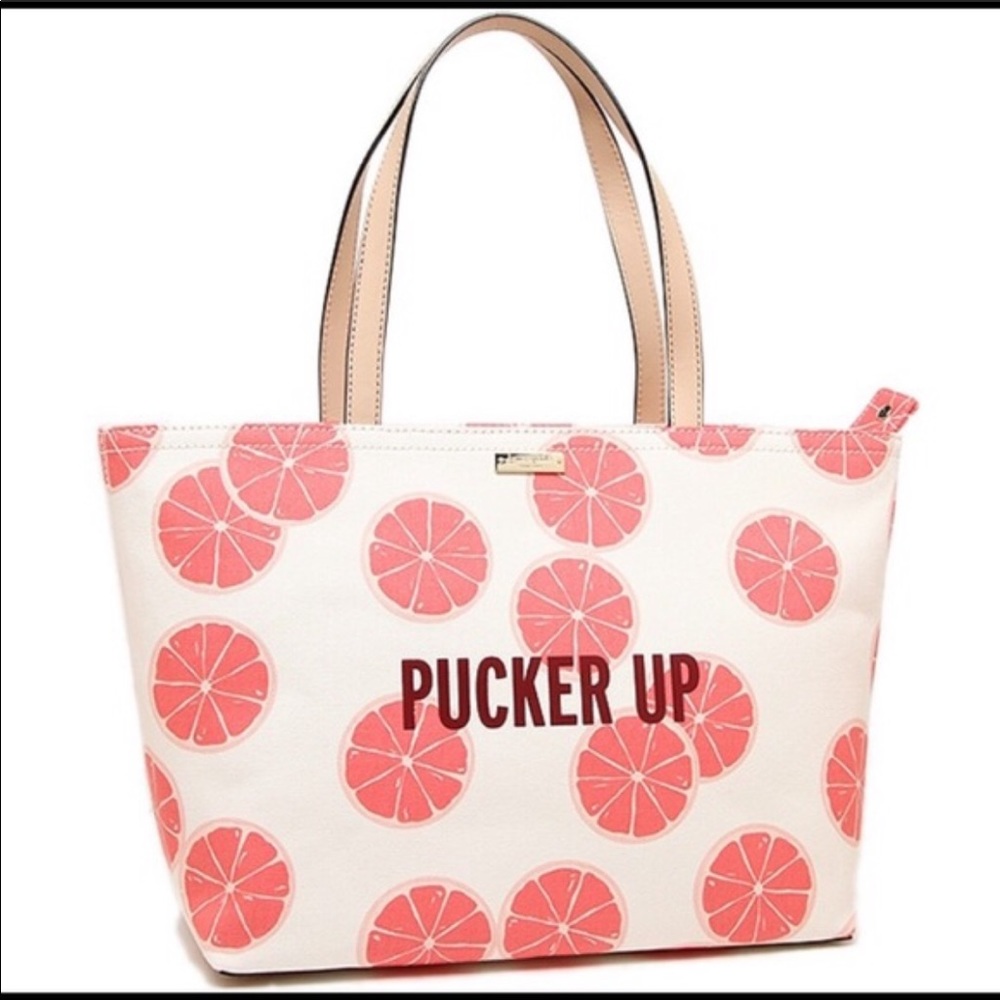 Kate Spade ♠️Pucker up orange 🍊 bag
